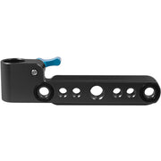 Kondor Blue RED Raptor Top NATO Rail and Rod Clamp (Raven Black)