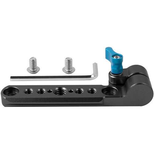 Kondor Blue RED Raptor Top NATO Rail and Rod Clamp (Raven Black)