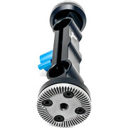 Kondor Blue Quick Release Rosette Hand Grip Set (Right and Left) + Dual Rod Clamp (Space Gray)