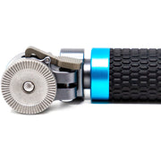 Kondor Blue Quick Release Rosette Hand Grip Set (Right and Left) + Dual Rod Clamp (Space Gray)