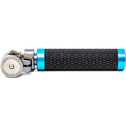 Kondor Blue Quick Release Rosette Hand Grip Set (Right and Left) + Dual Rod Clamp (Space Gray)