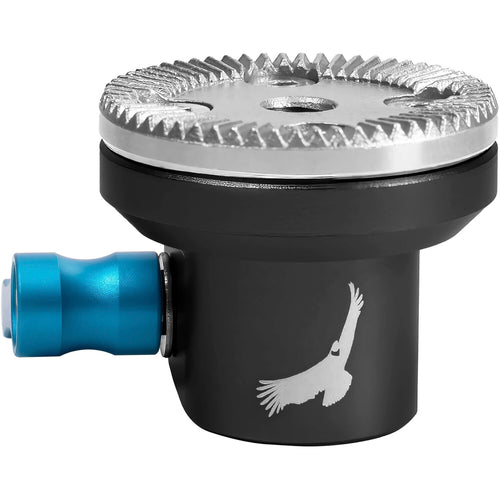 Kondor Blue Rosette Single Rod Clamp (Raven Black)