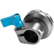 Kondor Blue Rosette Single Rod Clamp (Space Gray)
