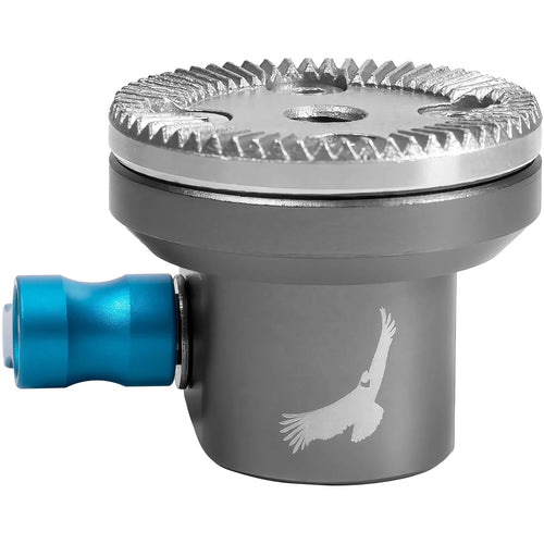 Kondor Blue Rosette Single Rod Clamp (Space Gray)