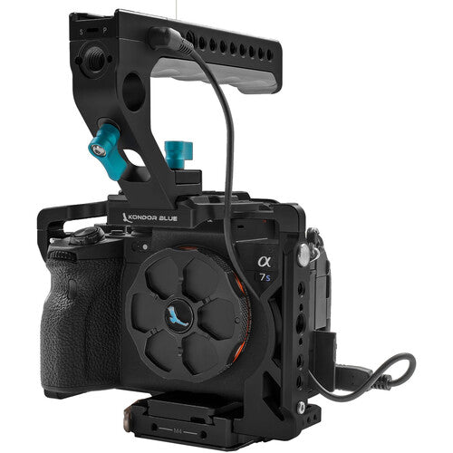 Kondor Blue SONY A7SIII Cage with Start-Stop Trigger Top Handle for A7 Series Cameras (Black)