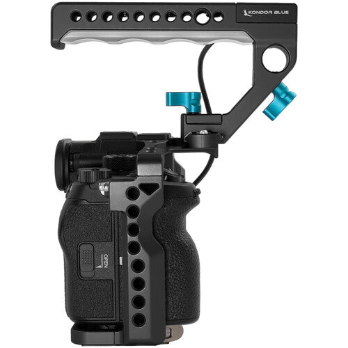 Kondor Blue SONY A7SIII Cage with Start-Stop Trigger Top Handle for A7 Series Cameras (Black)