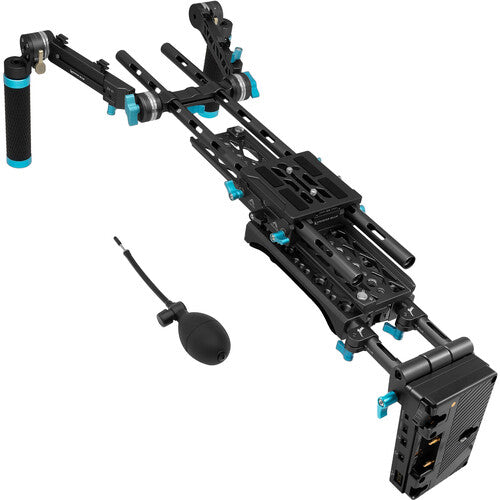 Kondor Blue Shoulder Rig Pro (Gold Mount) (Raven Black)