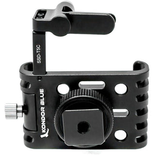 Kondor Blue T5 & T7 SSD Holder for BMPCC 4K/6K & Z Cam Cages (Black)