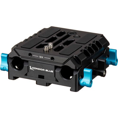Kondor Blue LWS ARRI Bridge Plate for RED V-RAPTOR (Raven Black)