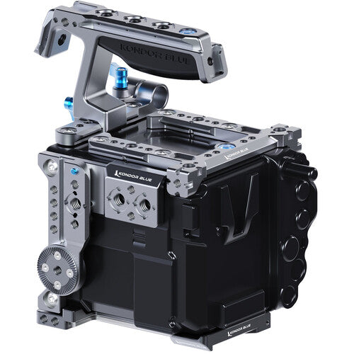 Kondor Blue RED V-RAPTOR Cage with Top Handle (Space Gray)