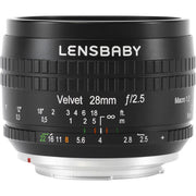 Lensbaby Velvet 28mm f/2.5 Lens for Canon EF