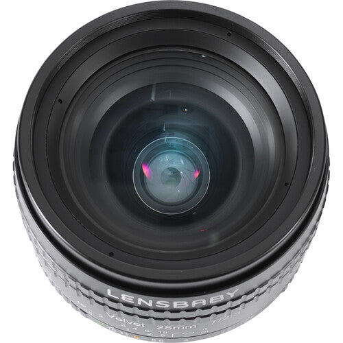 Lensbaby Velvet 28mm f/2.5 Lens for Canon RF (Silver)