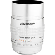 Lensbaby Velvet 56mm f/1.6 Lens for Fujifilm X (Silver)