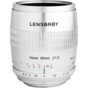 Lensbaby Velvet 85mm f/1.8 Lens for Fujifilm X (Silver)