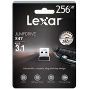 Lexar Jumpdrive 256GB S47 Plug N Stay USB 3.1 Flash Drive