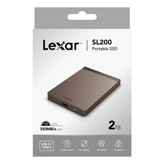 Lexar SL200 2TB Portable 500MB/s read SSD Drive