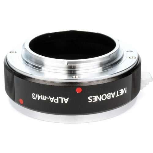 Metabones ALPA to Micro FourThirds adapter (Black Matt) - No Tripod Foot (MB_ALPA-m43-BM1)
