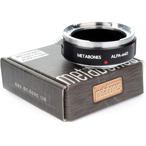 Metabones ALPA to Micro FourThirds adapter (Black Matt) - No Tripod Foot (MB_ALPA-m43-BM1)