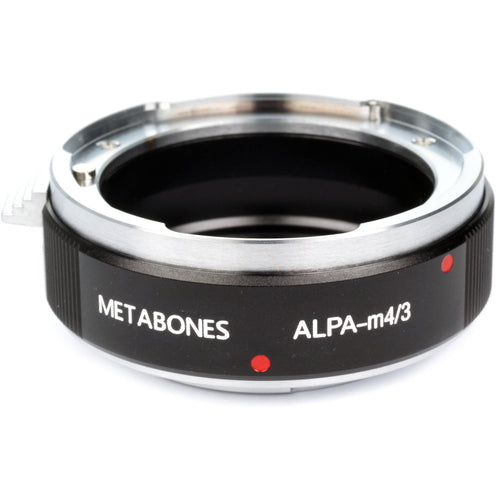 Metabones ALPA to Micro FourThirds adapter (Black Matt) - No Tripod Foot (MB_ALPA-m43-BM1)