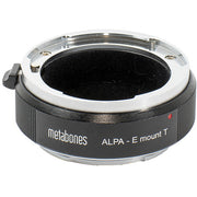 Metabones ALPA to E-Mount T/ NEX (Black Matt) - No Tripod Foot (MB_ALPA-E-BT1)