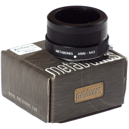 Metabones Arriflex to Micro FourThirds adapter (Black Matt) - No Tripod Foot  (MB_ARRI-m43-BM1)