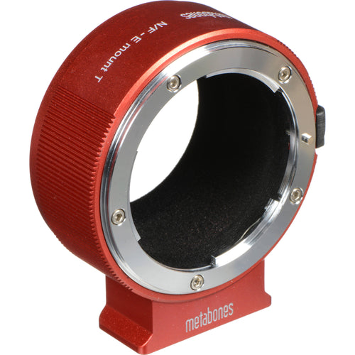 Metabones Nikon F to E-Mount T/ NEX (Red) II - With Tripod Foot (MB_NF-E-RT2)