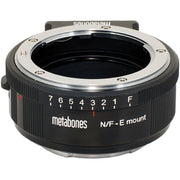 Metabones Nikon G to E-Mount adapter (Black Matt) - With Tripod Foot (MB_NFG-E-BM1)