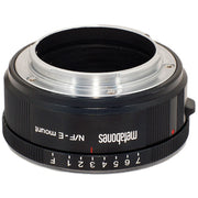 Metabones Nikon G to E-Mount adapter (Black Matt) - With Tripod Foot (MB_NFG-E-BM1)
