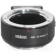 Metabones Minolta MD to E-mount T Adapter (Black Matt) - With Tripod Foot (MB_MD-E-BT1)