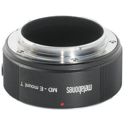 Metabones Minolta MD to E-mount T Adapter (Black Matt) - With Tripod Foot (MB_MD-E-BT1)