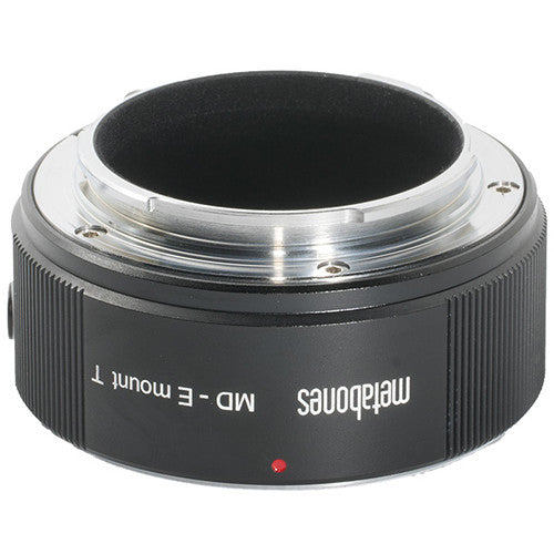 Metabones Minolta MD to E-mount T Adapter (Black Matt) - With Tripod Foot (MB_MD-E-BT1)