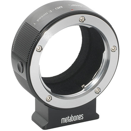 Metabones Minolta MD to E-mount T Adapter (Black Matt) - With Tripod Foot (MB_MD-E-BT1)
