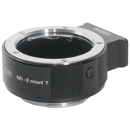 Metabones Minolta MD to E-mount T Adapter (Black Matt) - With Tripod Foot (MB_MD-E-BT1)