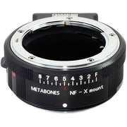 Metabones Nikon G to X-Mount adapter (Black Matt) - With Tripod Foot (MB_NFG-X-BM1)