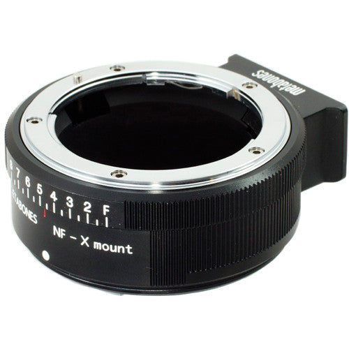 Metabones Nikon G to X-Mount adapter (Black Matt) - With Tripod Foot (MB_NFG-X-BM1)