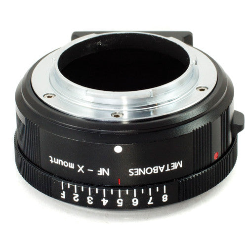 Metabones Nikon G to X-Mount adapter (Black Matt) - With Tripod Foot (MB_NFG-X-BM1)