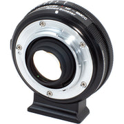 Metabones Speed Booster adaptor- Nikon G to BMCC Micro FourThirds (Black Matt) - With Tripod Foot (MB_SPNFG-BMCC-BM1)