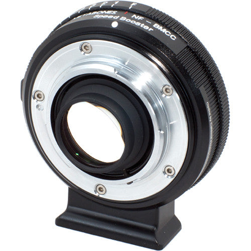 Metabones Speed Booster adaptor- Nikon G to BMCC Micro FourThirds (Black Matt) - With Tripod Foot (MB_SPNFG-BMCC-BM1)