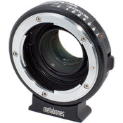 Metabones Speed Booster adaptor- Nikon G to BMPCC Micro FourThirds (Black Matt) - With Tripod Foot (MB_SPNFG-BMPCC-BM1)