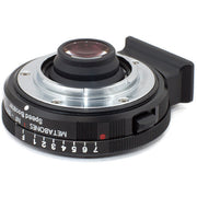 Metabones Speed Booster adaptor- Nikon G to BMPCC Micro FourThirds (Black Matt) - With Tripod Foot (MB_SPNFG-BMPCC-BM1)