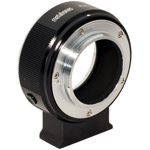 Metabones ROLLEI QBM to Micro FourThirds adapter (Black Matt) - With Tripod Foot  (MB_ROLLEI-m43-BM1)