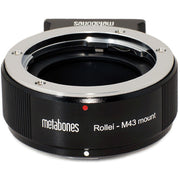 Metabones ROLLEI QBM to Micro FourThirds adapter (Black Matt) - With Tripod Foot  (MB_ROLLEI-m43-BM1)