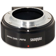 Metabones ROLLEI QBM to Micro FourThirds adapter (Black Matt) - With Tripod Foot  (MB_ROLLEI-m43-BM1)