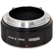 Metabones ROLLEI QBM to E-Mount adapter (Black Matt) - With Tripod Foot (MB_ROLLEI-E-BM1)