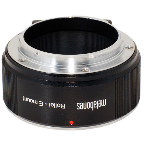 Metabones ROLLEI QBM to E-Mount adapter (Black Matt) - With Tripod Foot (MB_ROLLEI-E-BM1)