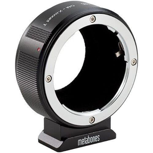 Metabones Olympus OM to X-Mount adapter (Black Matt) - With Tripod Foot (MB_OM-X-BT2)