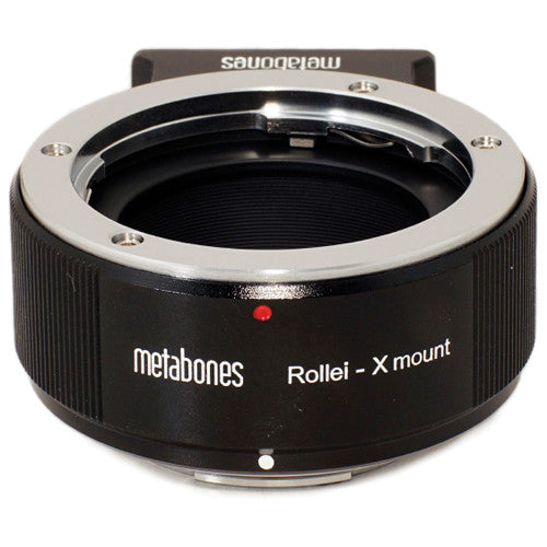 Metabones ROLLEI QBM to X-Mount adapter (Black Matt) - With Tripod Foot (MB_ROLLEI-X-BM1)