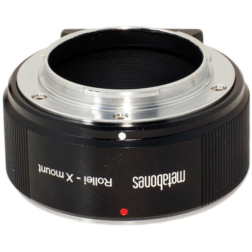 Metabones ROLLEI QBM to X-Mount adapter (Black Matt) - With Tripod Foot (MB_ROLLEI-X-BM1)