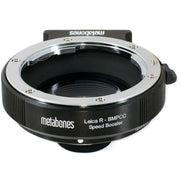 Metabones Speed Booster adaptor- Leica R to BMCC Micro FourThirds (Black Matt) - With Tripod Foot (MB_SPLR-BMCC-BM1)