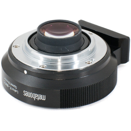 Metabones Speed Booster adaptor- Leica R to BMCC Micro FourThirds (Black Matt) - With Tripod Foot (MB_SPLR-BMCC-BM1)